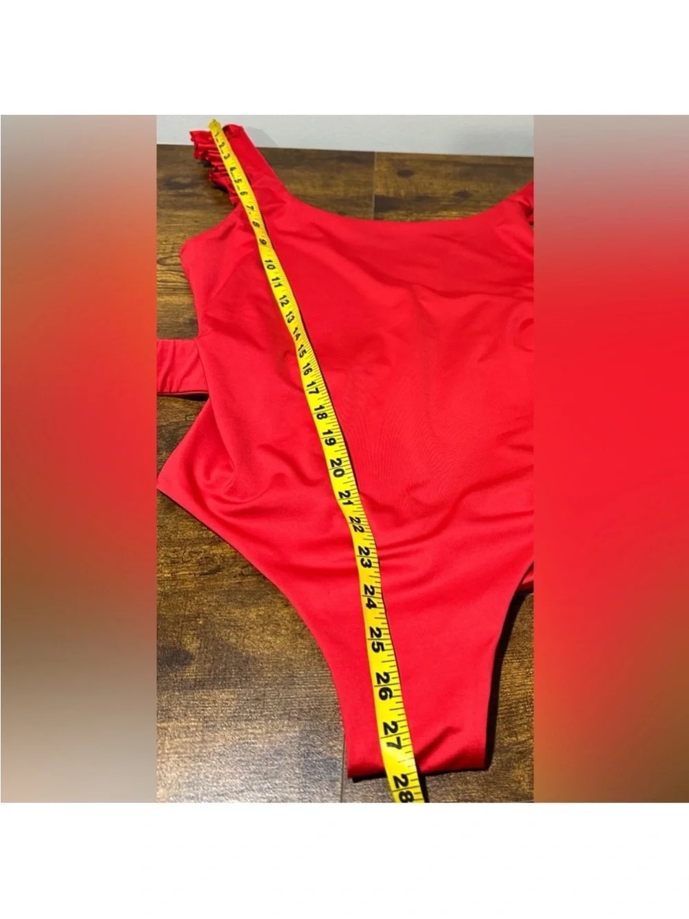 Agua Bendita Nicolette Voila Red Belt Swimsuit